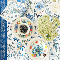 Mantel Blue Flowers - comprar online