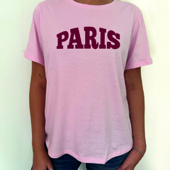 Remera PINK de algodón "Paris" - comprar online