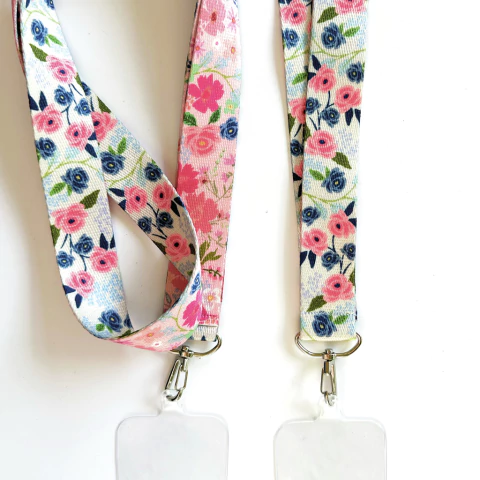 Strap o correa reversible PINK AND FLOWERS - comprar online