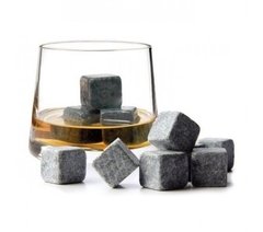 SET DE 9 HIELOS DE MARMOL C/CAJA DE MADERA