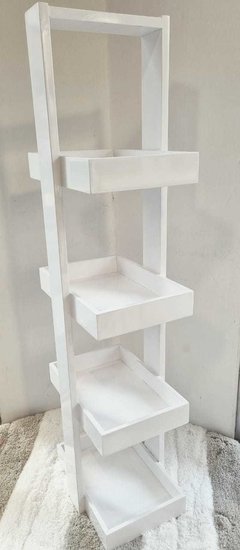 ORGANIZADOR CANASTA 4 LAQUEADO BLANCO 25X30X100 CM en internet