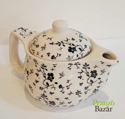 TETERA PORCELANA ESTAMPADA CON FILTRO 450 CC