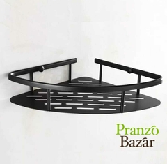 ESQUINERO MEDIANO C/ BASE ALUMINIO NEGRO