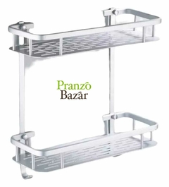 REPISA DOBLE RECTA ALUMINIO 30 X13X38 - Pranzo bazar