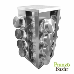 ESPECIERO ACERO INOX 16 PZAS en internet