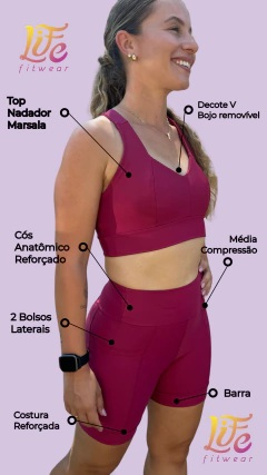 Short Red Life - Life Fitwear