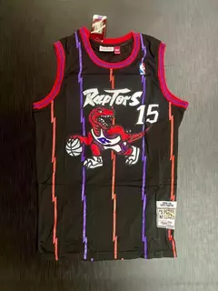 Musculosa Basquet Toronto Raptors Vince Carter #15 Negra