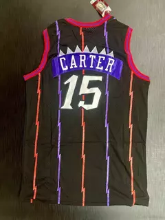 Musculosa Basquet Toronto Raptors Vince Carter #15 Negra - tienda online