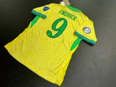 Imagen de Camiseta Nike Brasil Vaporknit Titular Endrick 9 2024 2025 Match