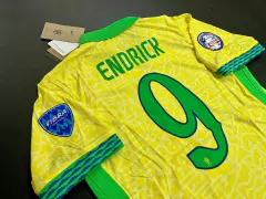 Camiseta Nike Brasil Vaporknit Titular Endrick 9 2024 2025 Match