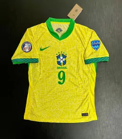 Camiseta Nike Brasil Vaporknit Titular Endrick 9 2024 2025 Match - comprar online