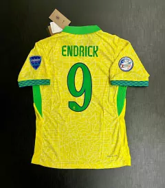 Camiseta Nike Brasil Vaporknit Titular Endrick 9 2024 2025 Match