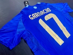 Camiseta adidas Argentina HeatRdy Suplente Azul Garnacho 17 Parche Campeon 2024 2025 3 Estrellas Match - comprar online