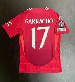 Camiseta Adidas HeatRdy Manchester United Titular Garnacho 17 2024 2025 Match