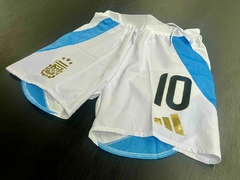 Short adidas Argentina 3 estrellas Blanco Messi 10 2024 2025 Match en internet