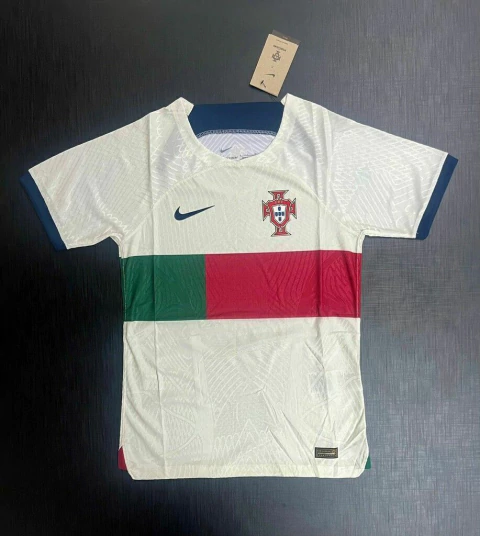 Camiseta Nike Portugal Vaporknit Suplente Blanca 2022 2023 Qatar Match - comprar online