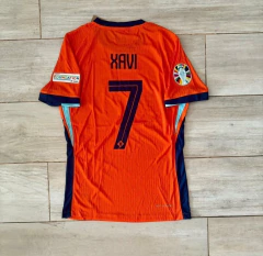 Camiseta Nike Vaporknit Holanda Titular Xavi Simons 7 2024 2025 Match - comprar online