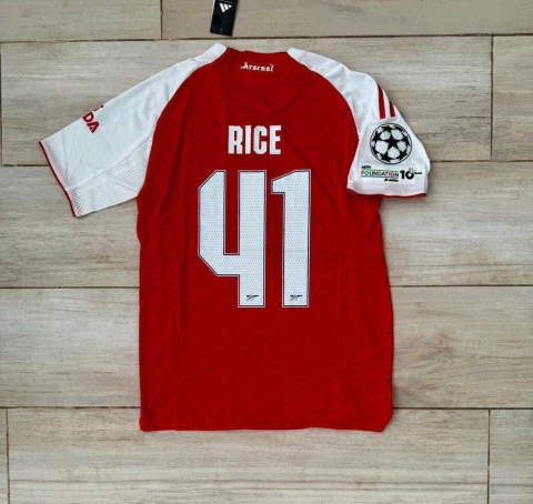 Camiseta Adidas Heat.Rdy Arsenal Titular Rice 41 2025 2026 Parches UCL Match - comprar online