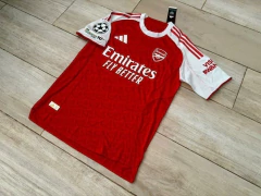 Camiseta Adidas Heat.Rdy Arsenal Titular Odegaard 8 2025 2026 Parches UCL Match - Roda Indumentaria