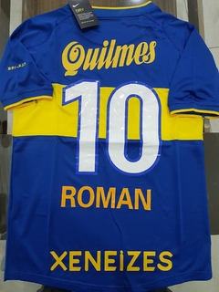 Camiseta Nike Retro Boca Titular #10 Roman Riquelme 2000 #RODAINDUMENTARIA