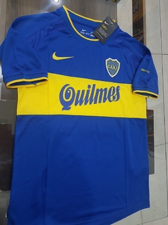 Camiseta Nike Retro Boca Titular #10 Roman Riquelme 2000 #RODAINDUMENTARIA - Roda Indumentaria