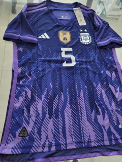 Camiseta adidas Argentina HeatRdy Suplente Violeta Paredes 5 Parche Campeon 2022 2023 en internet
