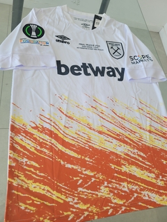 Camiseta Umbro West Ham Suplente Blanca Lucas Paqueta 11 2022 2023 - Roda Indumentaria