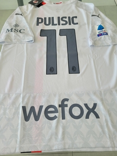Camiseta Puma Milan Suplente Blanca Pulisic 11 2023 2024 - Roda Indumentaria