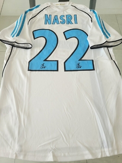 Camiseta Adidas Retro Olympique Marsella Blanca Nasri 22 2005 2006