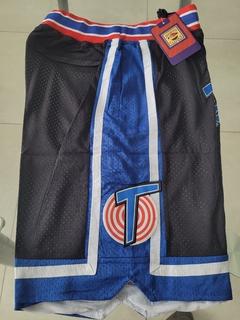 Short Basquet Tune Squad Jordan Negro Con Bolsillos Nba - comprar online