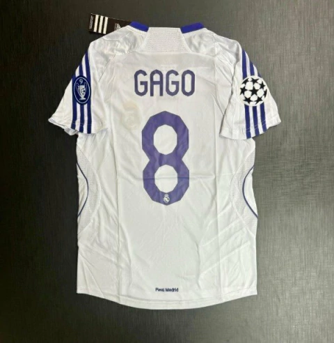 Camiseta Adidas Retro Real Madrid Titular Ruud Gago 8 2007 2008 - comprar online
