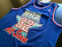 Musculosa Basquet All Star Game Juego de las Estrellas MATCH Azul Johnson #32 en internet