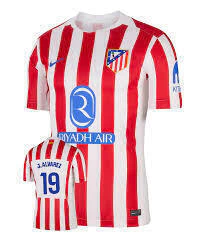 Kit Niño Camiseta + Short Atletico Madrid Julian Alvarez 19 2025 2026 Sin Parches - comprar online