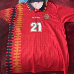 Camiseta Adidas Retro España Titular Luis Enrique 21 1994
