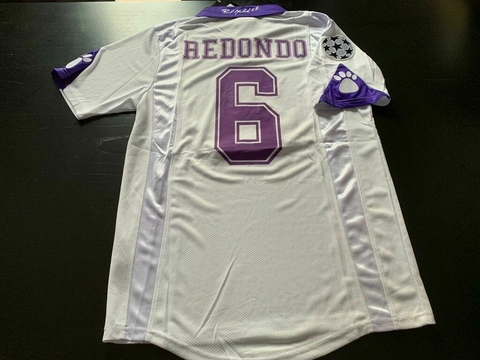 Camiseta adidas Real Madrid Retro Titular Redondo 6 1997 1998