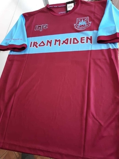 Camiseta West Ham Retro Titular ed. Limitada Iron Maiden 11 2019 2020 Bordo en internet