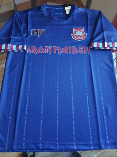 Camiseta West Ham Retro Azul Iron Maiden 11 2020 2021 - comprar online