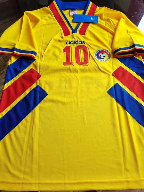 Camiseta adidas Retro Rumania Titular 1994 Hagi #10