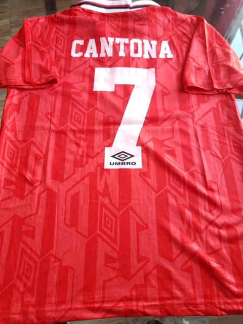 Camiseta Umbro Retro Manchester United Titular Cantona 7 1992 1994