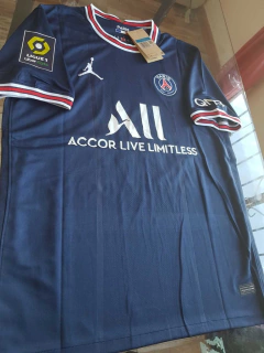Camiseta Nike Jordan PSG Titular 2021 2022 #10 Messi Parches Ligue 1 en internet