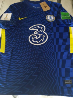 Camiseta Nike Chelsea Titular Havertz #29 2021 2022 Parches Mundial de Clubes en internet