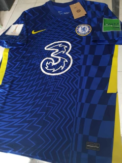 Camiseta Nike Chelsea Titular Havertz #29 2021 2022 Parches Mundial de Clubes en internet