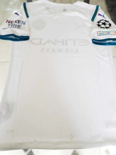 Camiseta Puma Manchester City Authentic Suplente Blanca 2021 2022 Match - tienda online