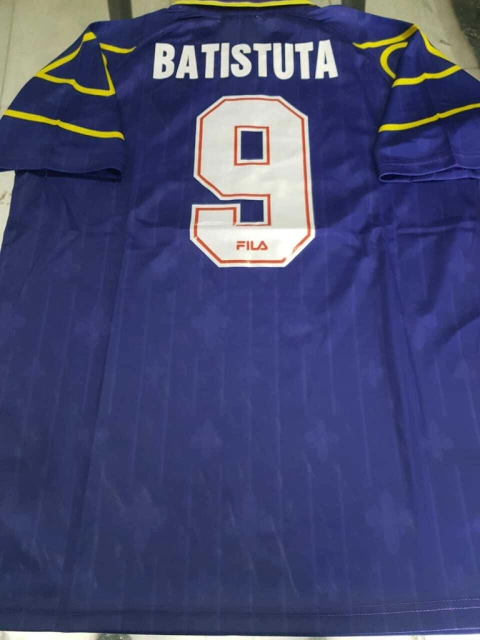 Camiseta Fila Retro Fiorentina Titular (Nintendo) Batistuta 9 1997 1998