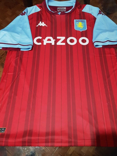 Camiseta Kappa Aston Villa Titular 2021 2022