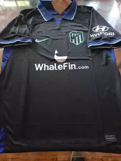 Camiseta Nike Atletico Madrid Suplente Negra 2022 2023