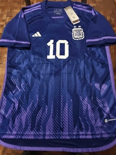 Camiseta adidas Argentina Suplente Violeta Messi 10 2022 2023 Qatar