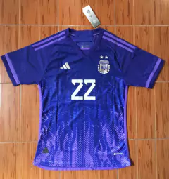 Camiseta adidas Argentina HeatRdy Suplente Violeta Lautaro Martinez 22 2022 2023