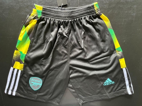 Short Adidas Arsenal Negro Con Bolsillos 2022 2023