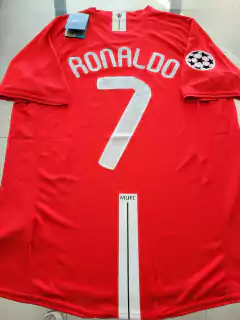 Camiseta Nike Manchester United Retro 2007 2008 UCL MatchDay Final Cristiano Ronaldo